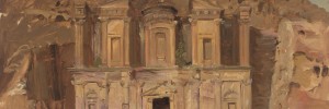 Ed Deir, Petra, Jordan Frederic Edwin Church 1868. © Cooper-Hewitt, National Design Museum, Smithsonian Institution/Art Resource, NY/Scala, Florence. Photo: Matt Flynn