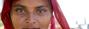 Lady in a sari