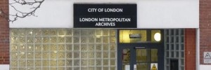 The London Metropolitan Archives looking aptly frozen. Go and see their free Frozen London exhibition.