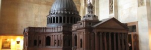The famous model of the cathedral.