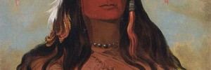 Hee-ohks-te-kin, Rabbits Skin Leggings, a Brave Nez Percé, by George Catlin, 1832. Copyright: Smithsonian American Art Museum