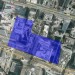 Rough outline of where excavations have taken place.
