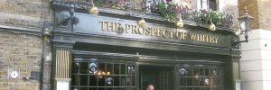 The Prospect of Whitby, plus chap. By M@.
