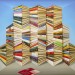 51009 (2) Book Mountain © Patrick Hughes, courtesy Flowers Gallery, London