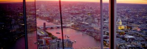 Sunset from the Shard. Photo / Chic*ka