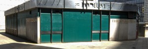The Podium, a former pub on St Alphage Highwalk. Here's what it looked like when open.