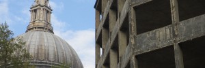 St Paul's and a derelict, by M@.