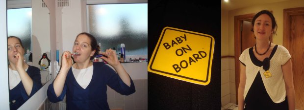 Baby on board badge