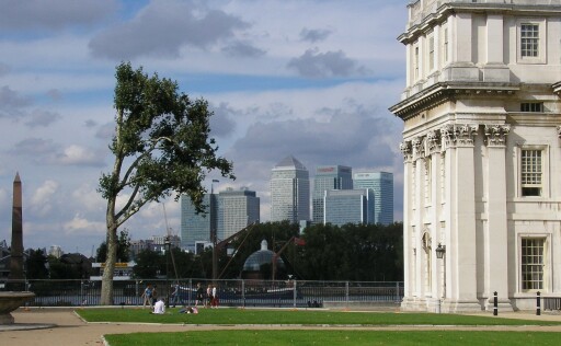 Canary Wharf from Greenwich