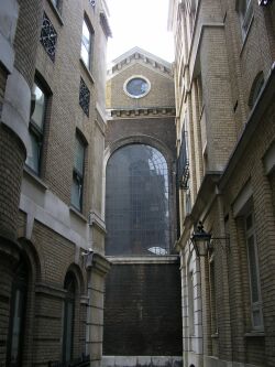 A passageway at the backof St Andrews-by-the-Wardrobe