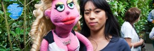 There's a small performance space with different shows on each day. On Monday, it was Avenue Q
