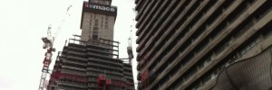 The second core begins to rise above the main column.