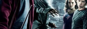 A poster for Harry Potter and the Half-Blood Prince features Foster's Gherkin in the background.