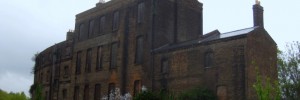 The old fish and coal offices on Regent's Canal. Haven for graffiti taggers and robotic fish.