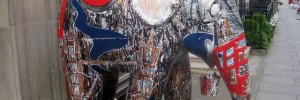 Perhaps the most Londony elephant can be found in Bruton Street Mayfair, just across the road from where the queen was born.