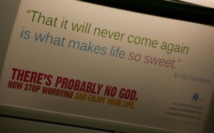 Emily Dickinson's quotation on the tube / image courtesy of distillated