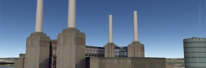 Battersea Power Station and a nearby gas holder. By Jake Martin and Wurzeller, respectively.