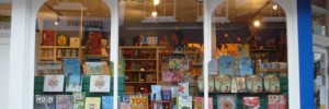 The bright, bold and beautiful window displays of the Lion & Unicorn