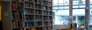 The lovely, if a bit Swedish-furniturey, ground floor of the LRB