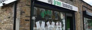 Down a side street, you will find the Big Green Bookshop