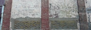 Ghost sign for Our Sons Menswear, Brixton