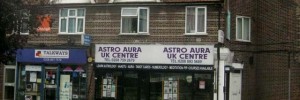 The Astro Aura Centre in Hounslow. We're not entirely sure what they sell, but we bet it doesn't work.