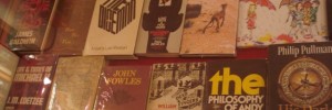 All these modern classics are signed. Yup, that's Pullman, Coetzee, Warhol and Burroughs
