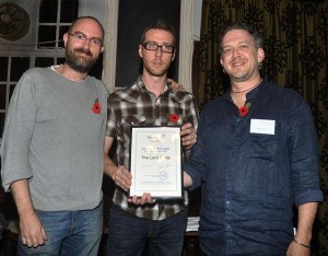 James and Simon of The Lord Clyde with FAP's Dean Fetzer