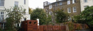 The run-up to Regent's Park passes through suburbia, allowing glimpses into the back gardens of the well-to-do.