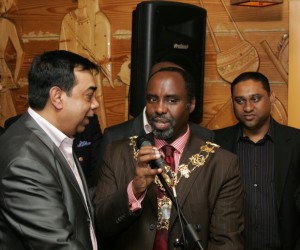 Tower Hamlets Mayor Ahmed Omer opens the festival.