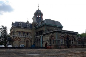 Abbey Mills pumping station in all its Gothic glory.