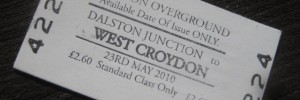 17449_Commemorativeticket One of the commemorative tickets handed out to 10,000 passengers on the first day of the new service.